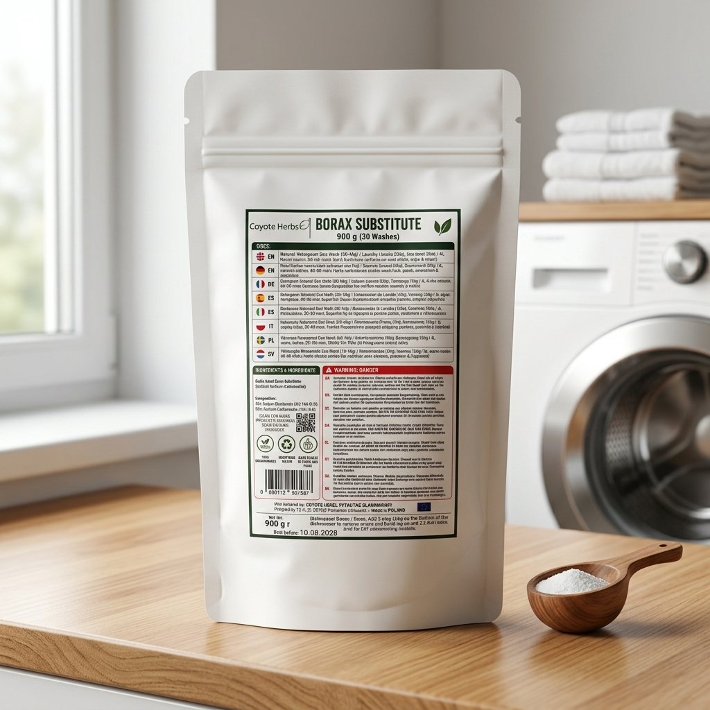 Borax substitute powder used for washing